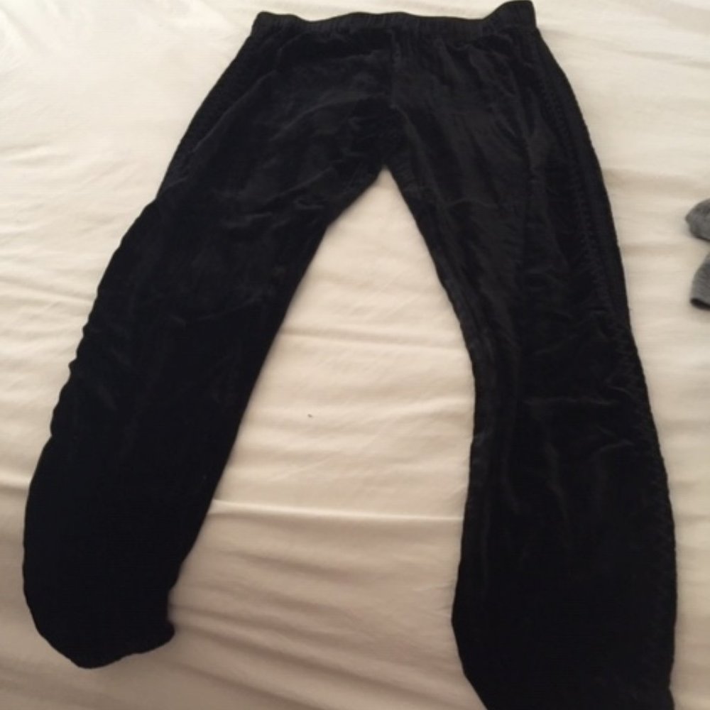 NWT Johnny Was Velvet Joggers